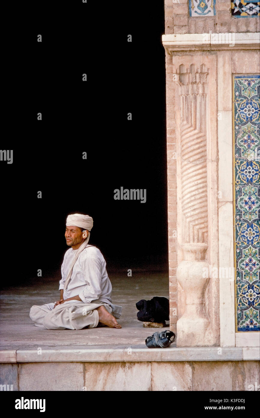 Mohammedan close the prayer in Afghanistan Stock Photo