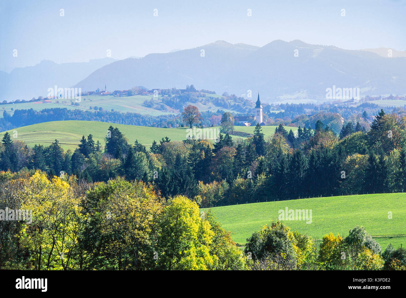 Gang book in Upper Bavaria Stock Photo