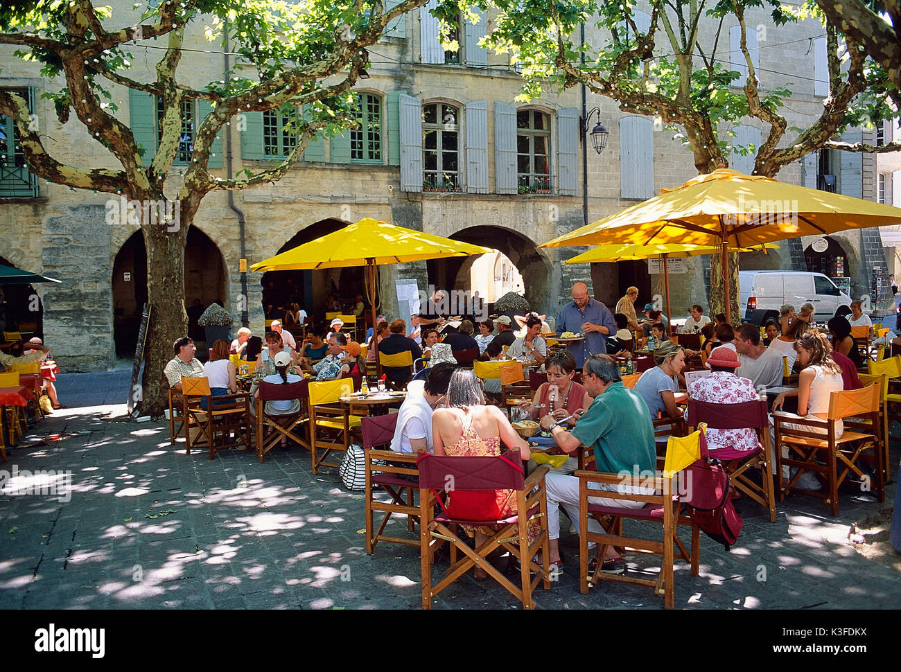 Uzes france street hires stock photography and images Alamy