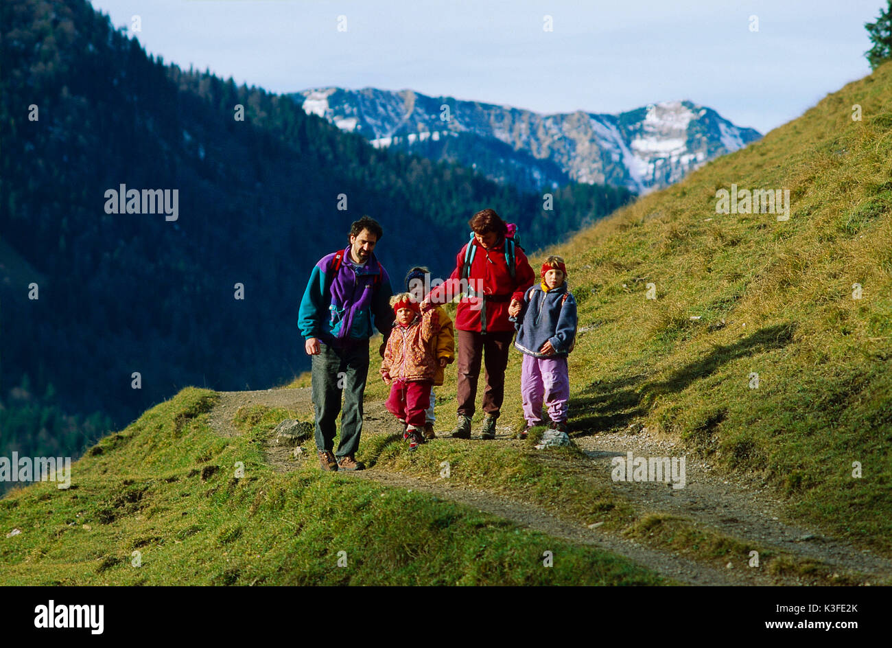 Family time hiking hi-res stock photography and images - Alamy
