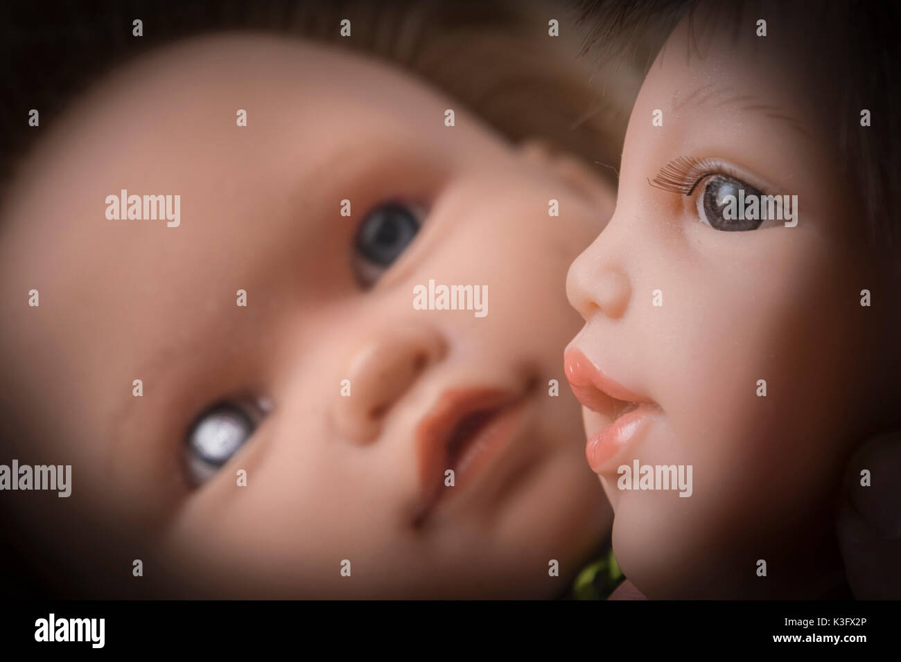 A baby dolls head Stock Photo - Alamy