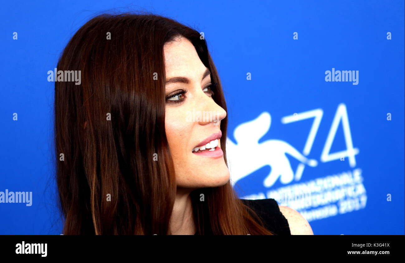 Venice, Italy. 2nd September, 2017. Actress Jennifer Carpenter poses during the 'Brawl In Cell Block 99' photocall during the 74th Venice International Film Festival at Lido of Venice on 2nd September, 2017. Credit: Andrea Spinelli/Alamy Live News Stock Photo