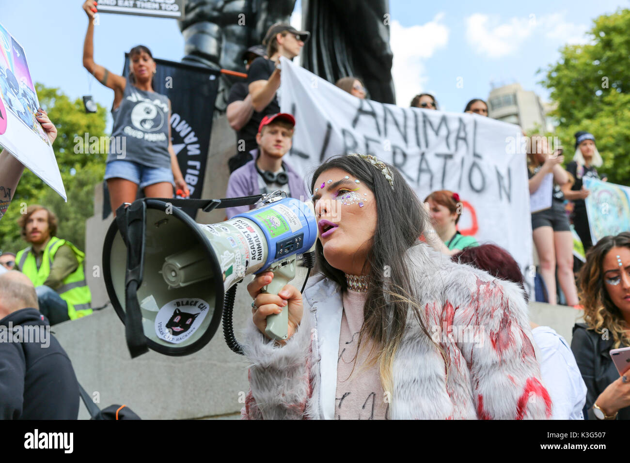 London UK 2nd Sept 2017 Vegans And Official Animal Rights March london-uk-2nd-sept-2017-vegans-and-official-animal-rights-march