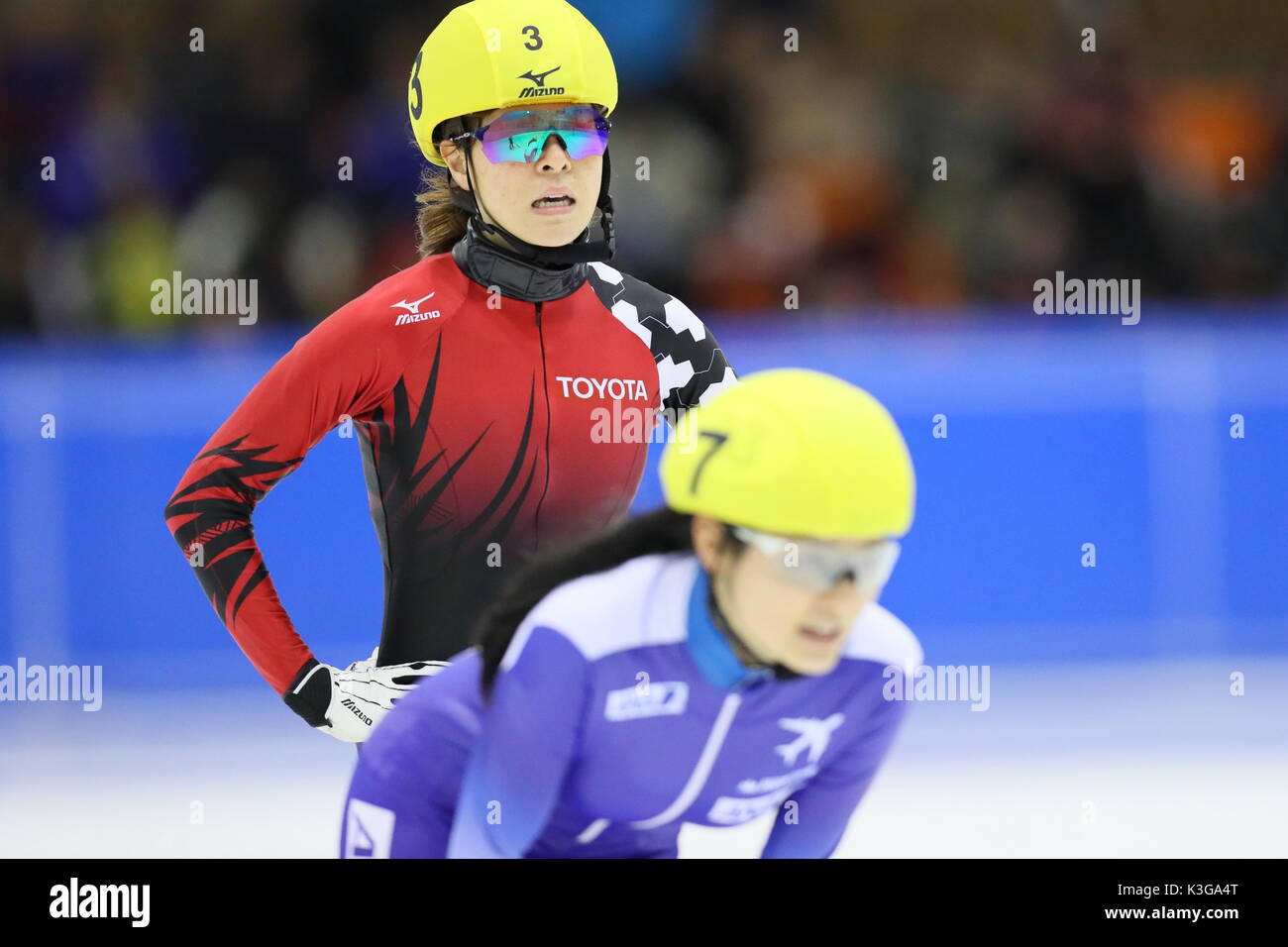 Nagano, Japan. 2nd Sep, 2017. LR) Sumire Kikuchi, Yuki Kikuchi Short
