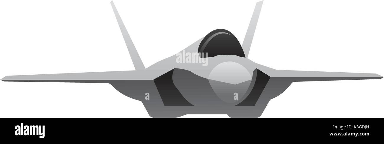 Modern Military Fighter Jet Aircraft Stock Vector