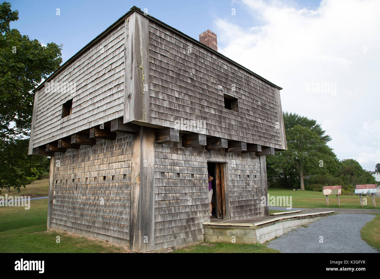 St andrews blockhouse national historic site hires stock photography