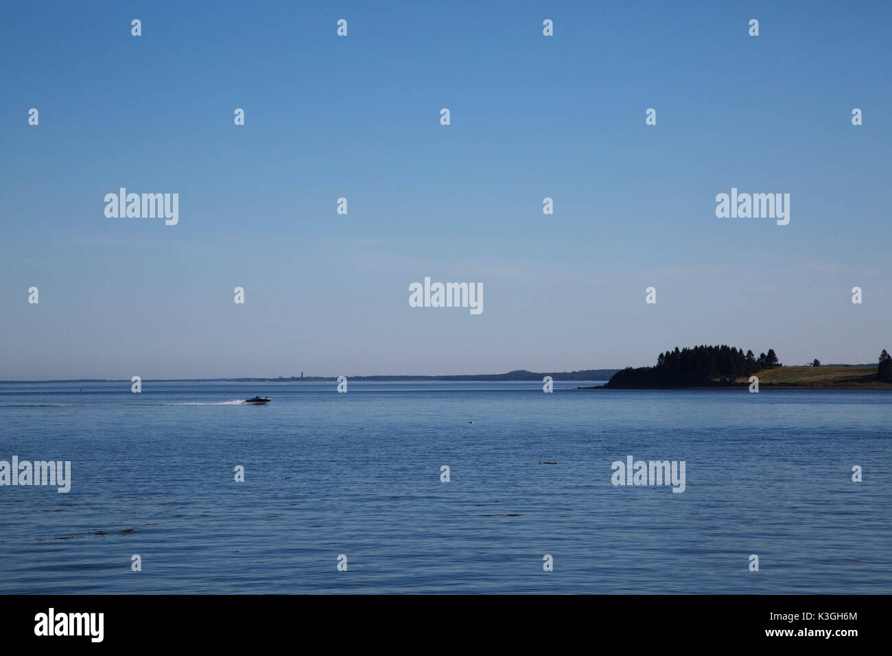 Passamaquoddy Bay seen from St Andrews bytheSea in New Brunswick