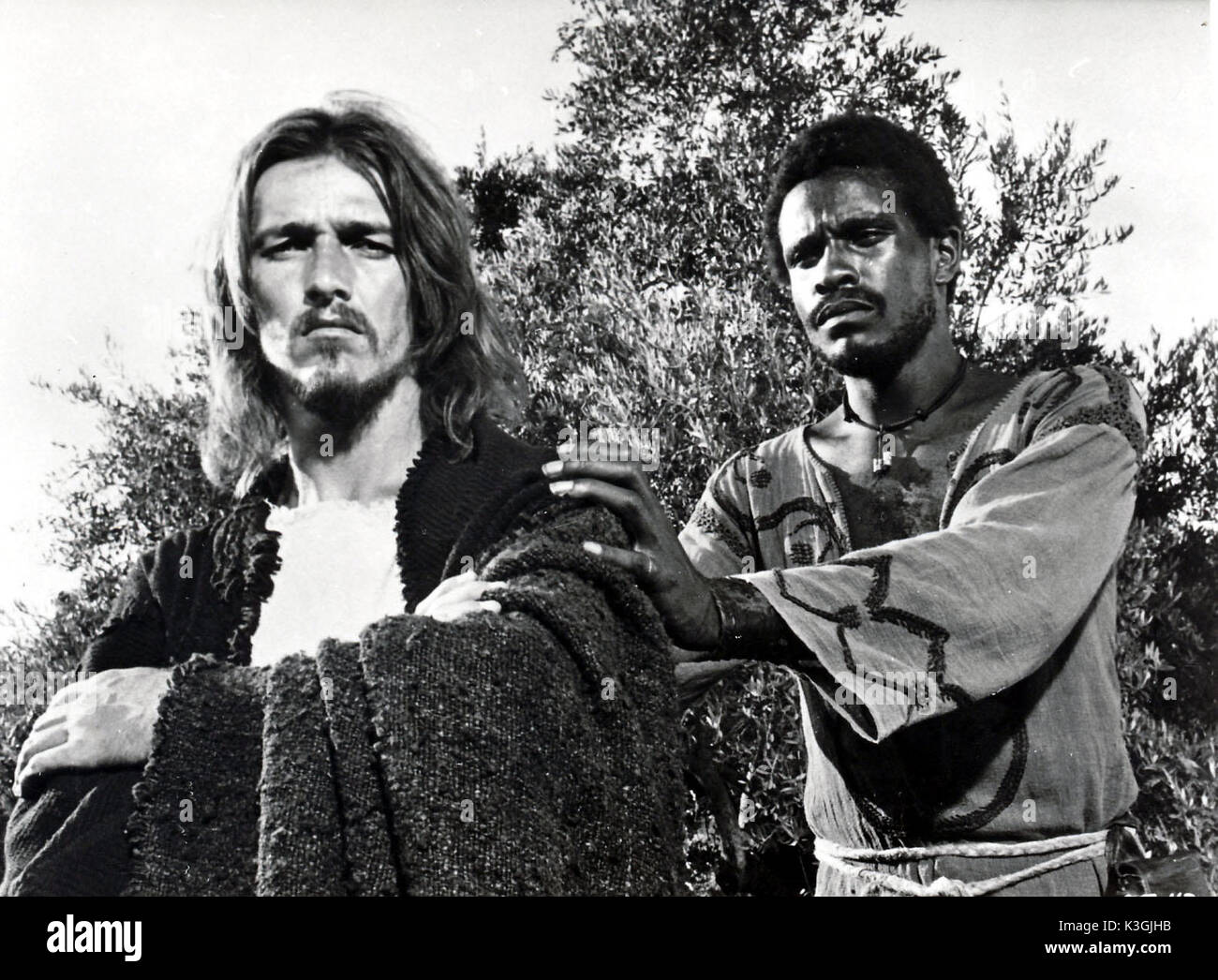 JESUS CHRIST SUPERSTAR TED NEELEY as Jesus, CARL ANDERSON as Judas      Date: 1973 Stock Photo