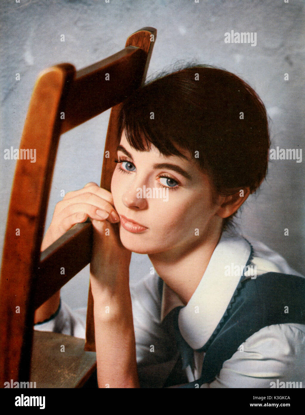 THE DIARY OF ANNE FRANK MILLIE PERKINS as Anne Frank     Date: 1959 Stock Photo