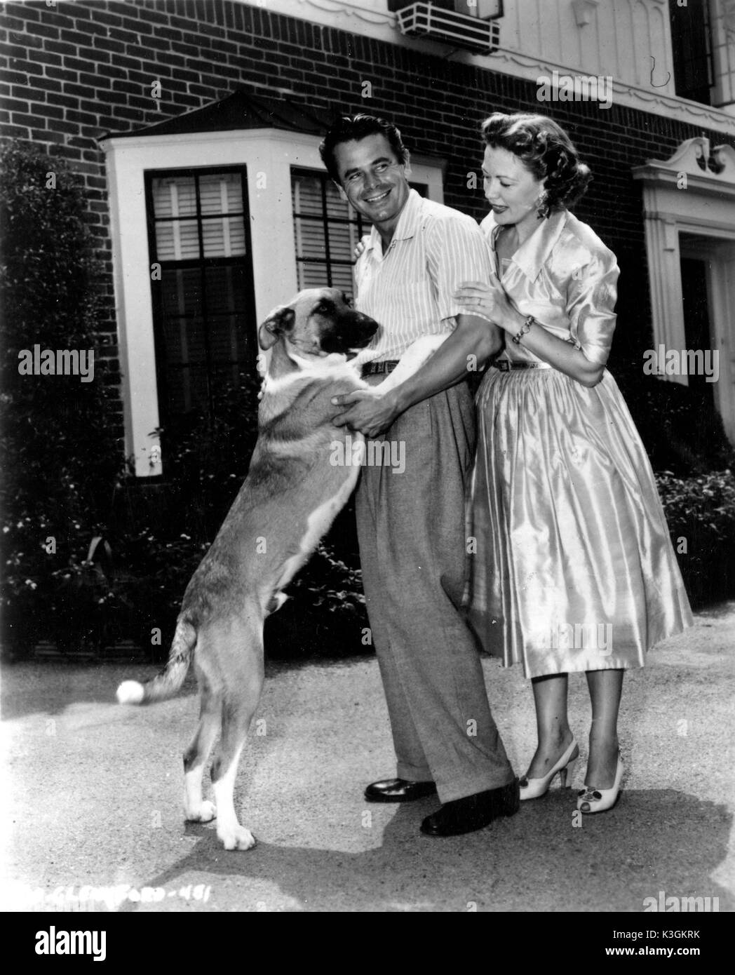 GLENN FORD American actor with his first wife ELEANOR POWELL Stock Photo