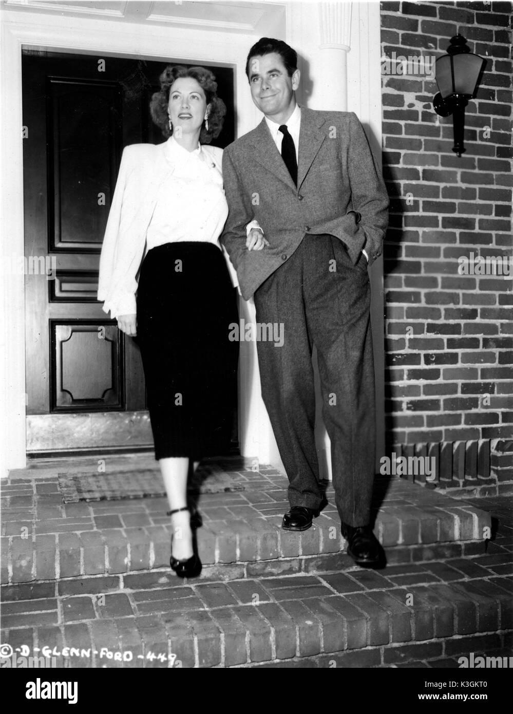 GLENN FORD American actor with his first wife ELEANOR POWELL Stock Photo