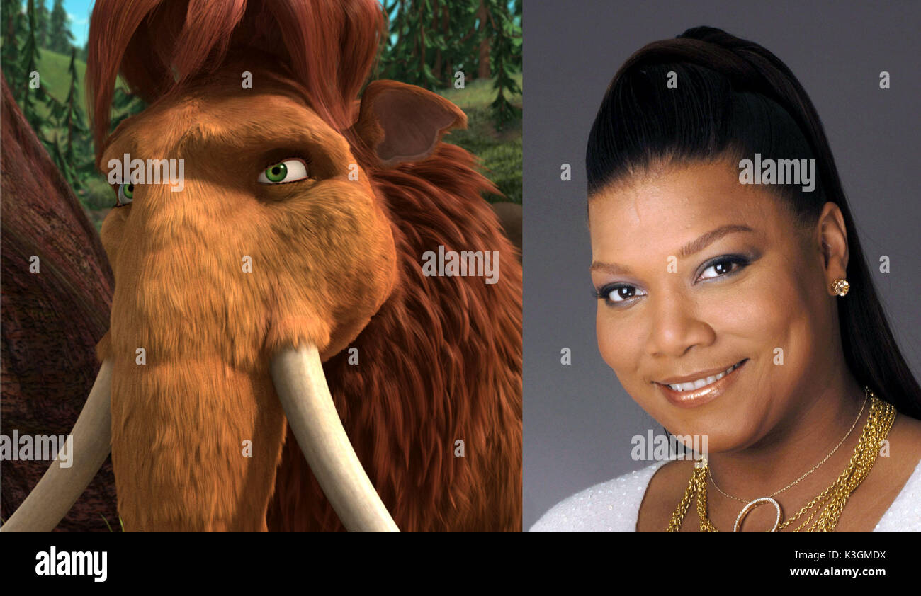 ICE AGE 2 THE MELTDOWN Queen Latifah voices Ellie Date 2006 Stock