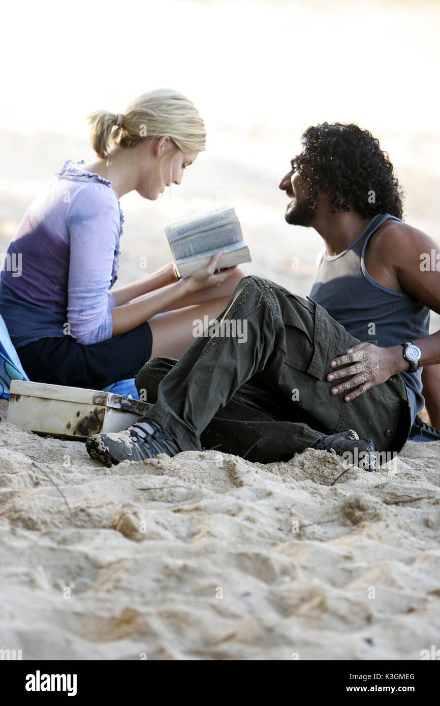 LOST Series #1 / Episode #13 - Hearts and Minds MAGGIE GRACE as Shannon , NAVEEN ANDREWS as Sayid      Date: 2004 Stock Photo
