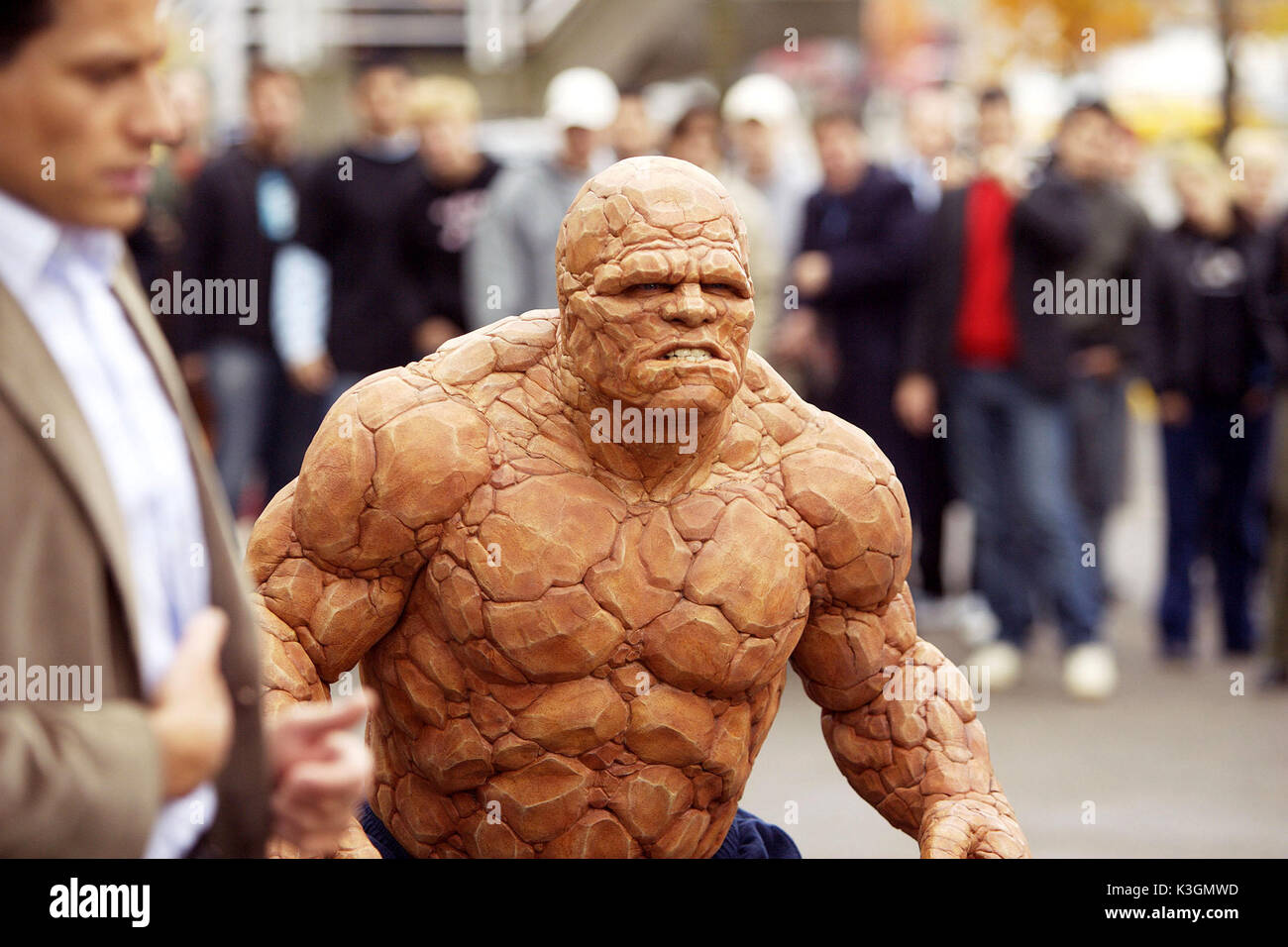 Fantastic Four Please contact the Twentieth Century Fox press office for further information. FANTASTIC FOUR IOAN GRUFFUDD, MICHAEL CHIKLIS as The Thing     Date: 2005 Stock Photo