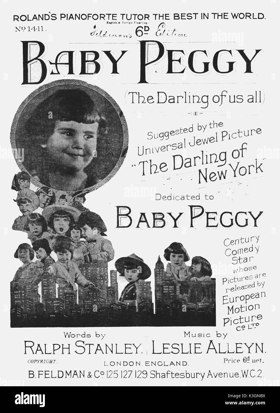 BABY PEGGY American juvenile actress who in later life became a ...