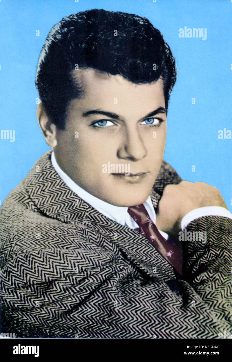 TONY CURTIS American Actor Stock Photo