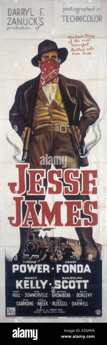 JESSE JAMES Date: 1939 Stock Photo - Alamy