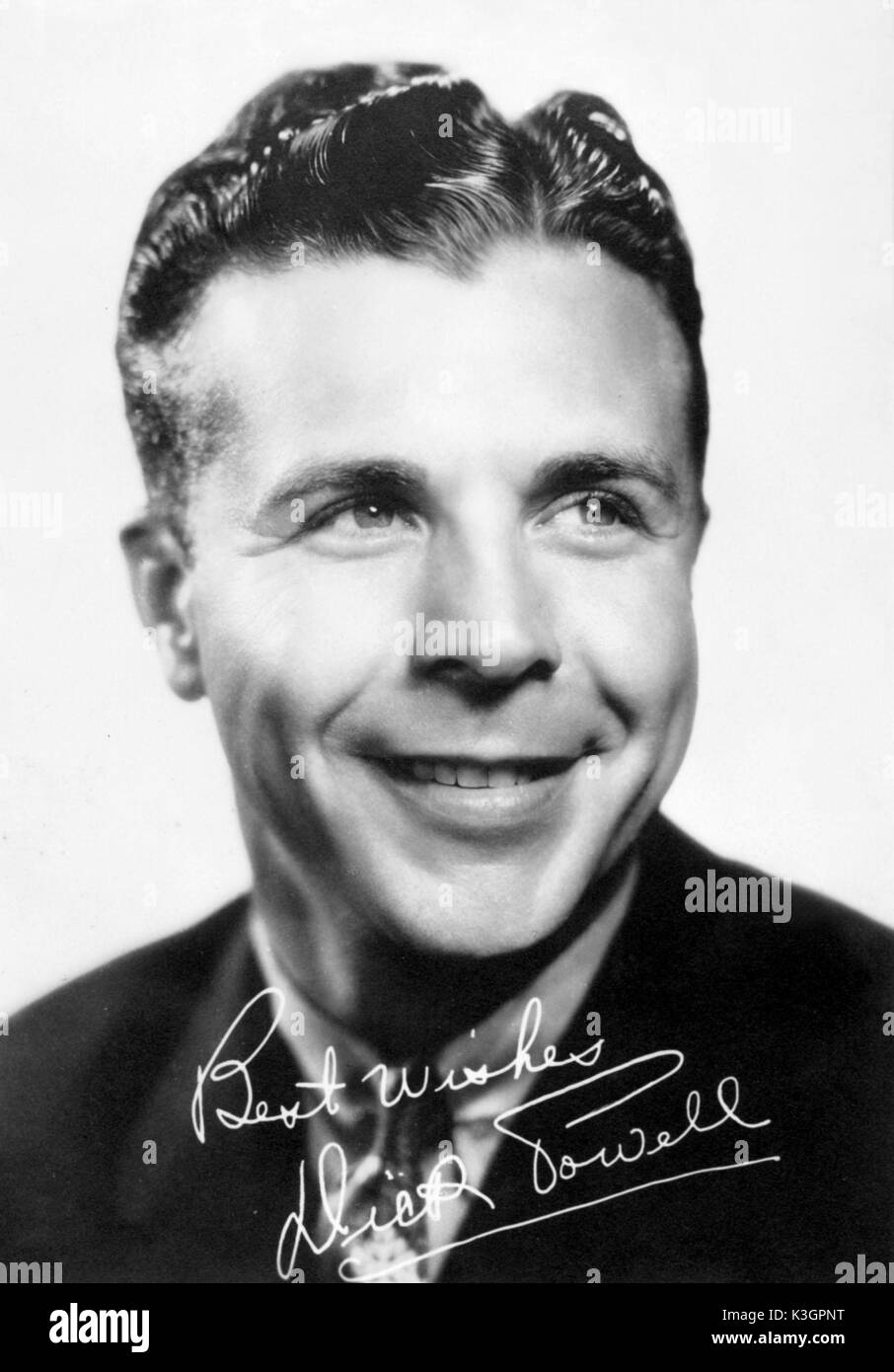 DICK POWELL Actor DICK POWELL American Actor Stock Photo Alamy