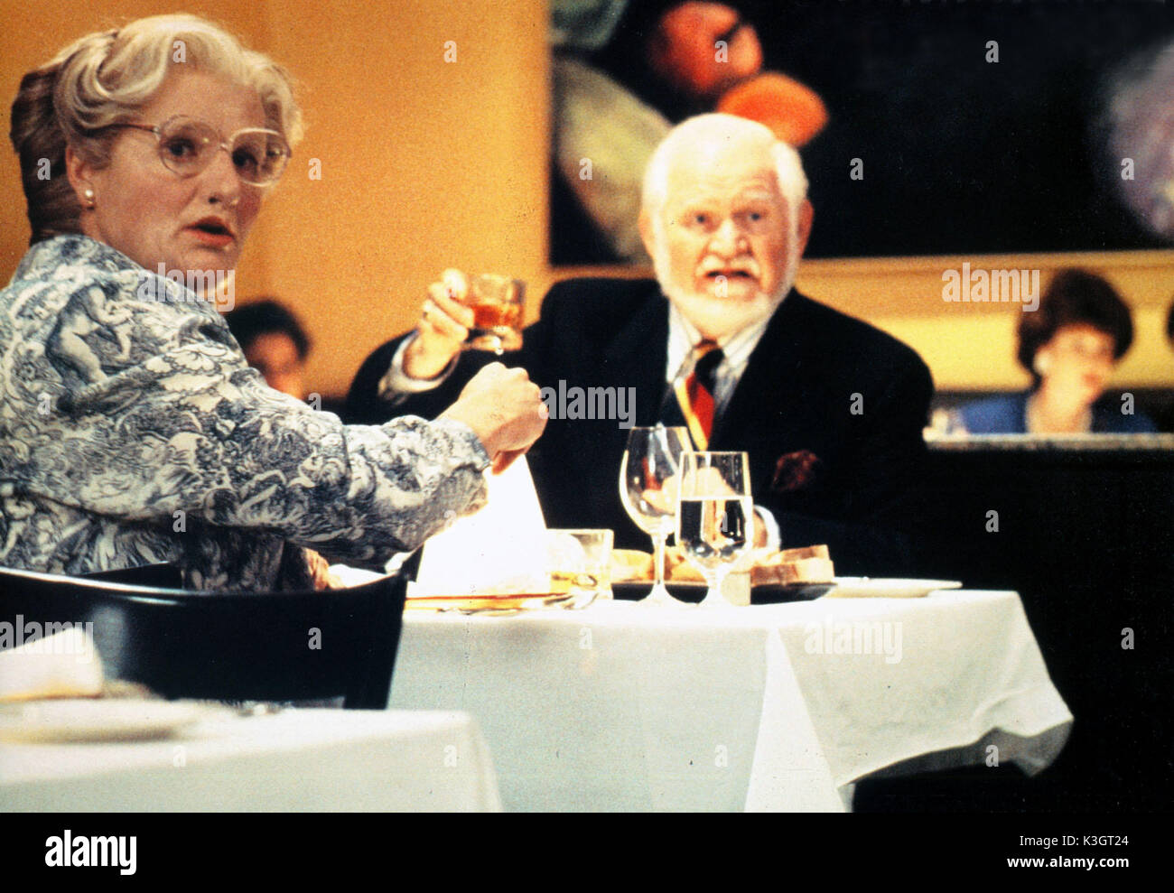 MRS DOUBTFIRE ROBIN WILLIAMS, ROBERT PROSKY Date: 1993 Stock Photo - Alamy