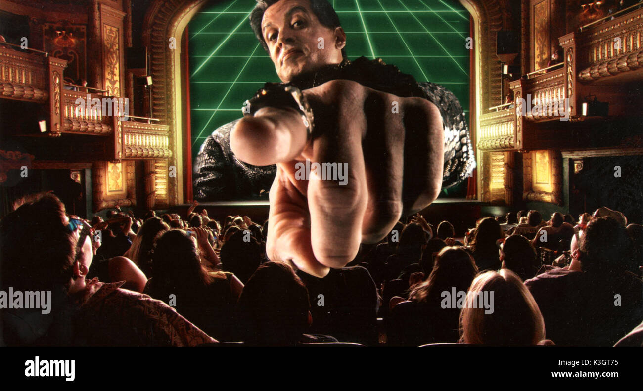 SPY KIDS 3-D:GAME OVER SYLVESTER STALLONE     Date: 2003 Stock Photo