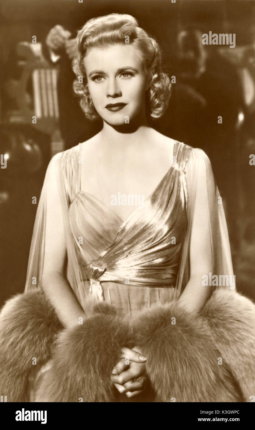 GINGER ROGERS Actress, Dancer, Singer Stock Photo Alamy