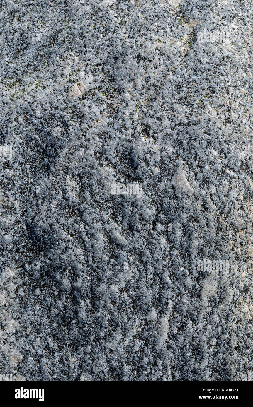 Natural Science, Surface of stone boulder closeup Stock Photo