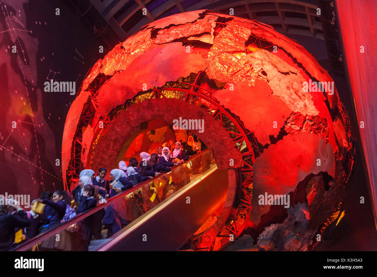 England, London, Kensington, Natural History Museum, Entrance to The Earth Galleries Stock Photo