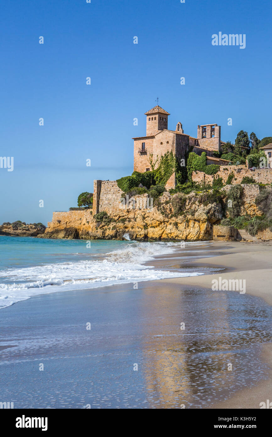 Spain, Catalonia, Tarragona province, Tamariu Castle Stock Photo Alamy