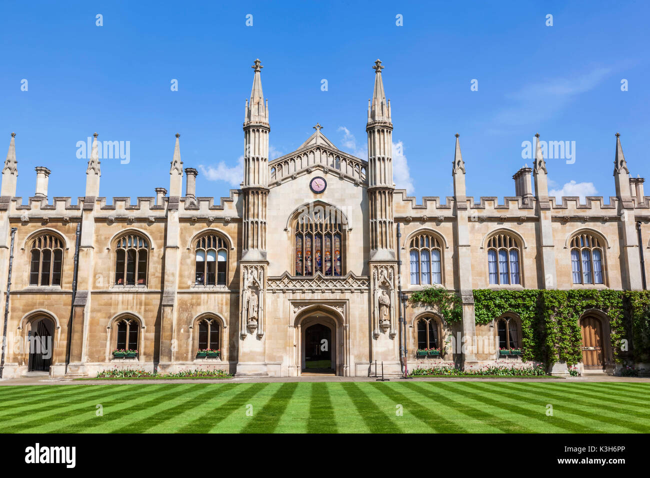 England, Cambridgeshire, Cambridge, Corpus Christi College Stock Photo