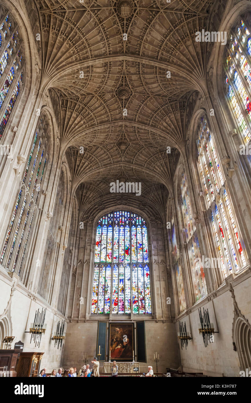 England, Cambridgeshire, Cambridge, King's College Chapel Stock Photo