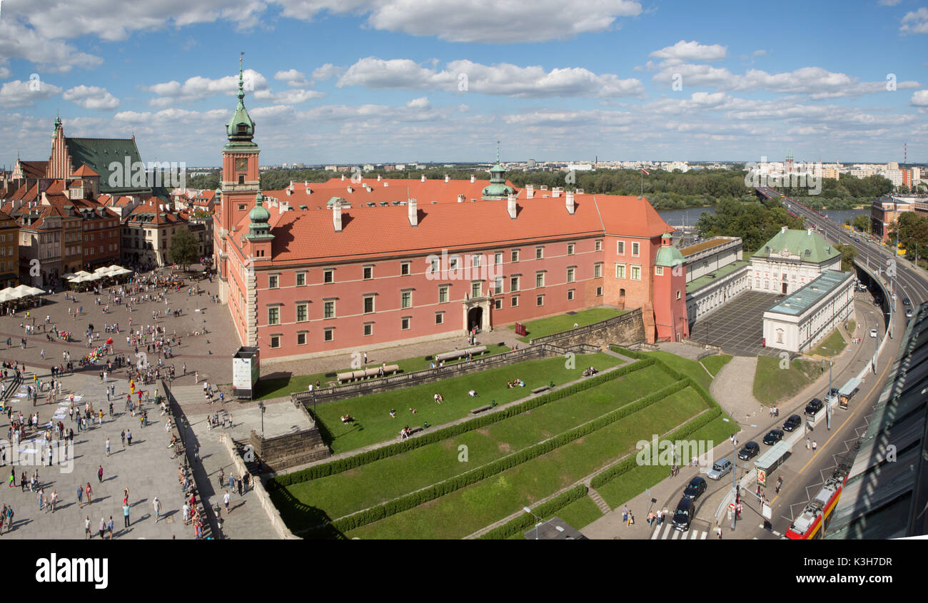 Poland, Warzaw City, Old Town, Warsaw Castle, Castle Square Stock Photo