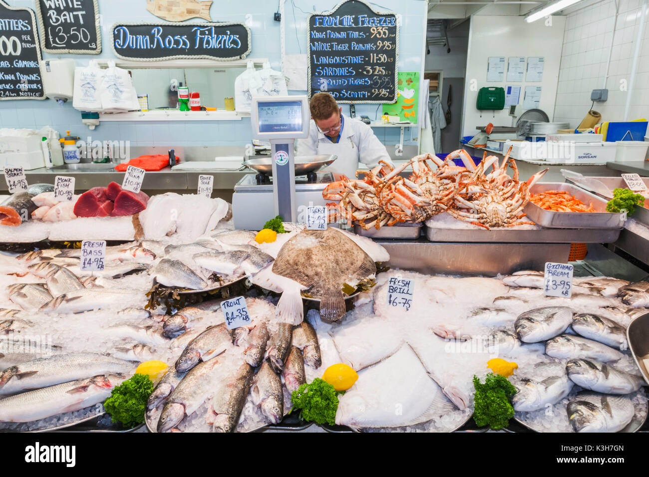 United Kingdom, Channel Islands, Jersey, St.Helier, Fish Market