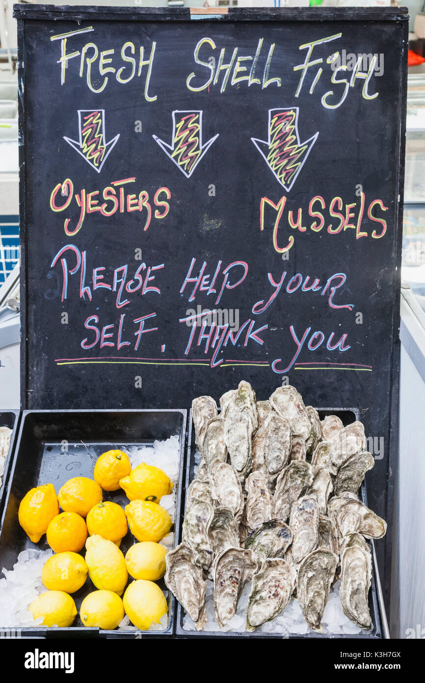 United Kingdom, Channel Islands, Jersey, St.Helier, Fish Market