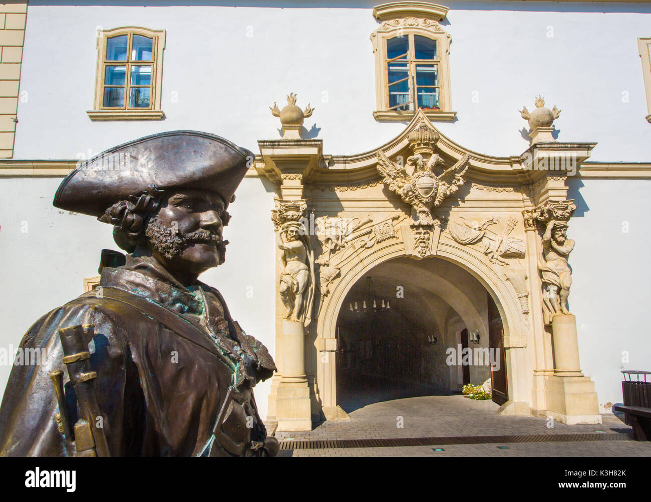 Romania, Alba Julia City, Alba Julia Citadel, fourth entrance gate 'Porta IV' Stock Photo