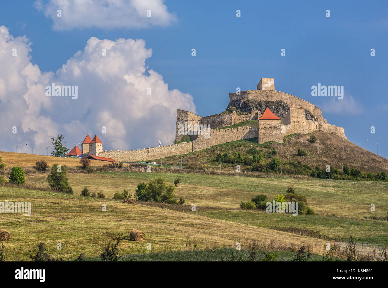Romania, Rupea City, Rupea Fortress, Stock Photo