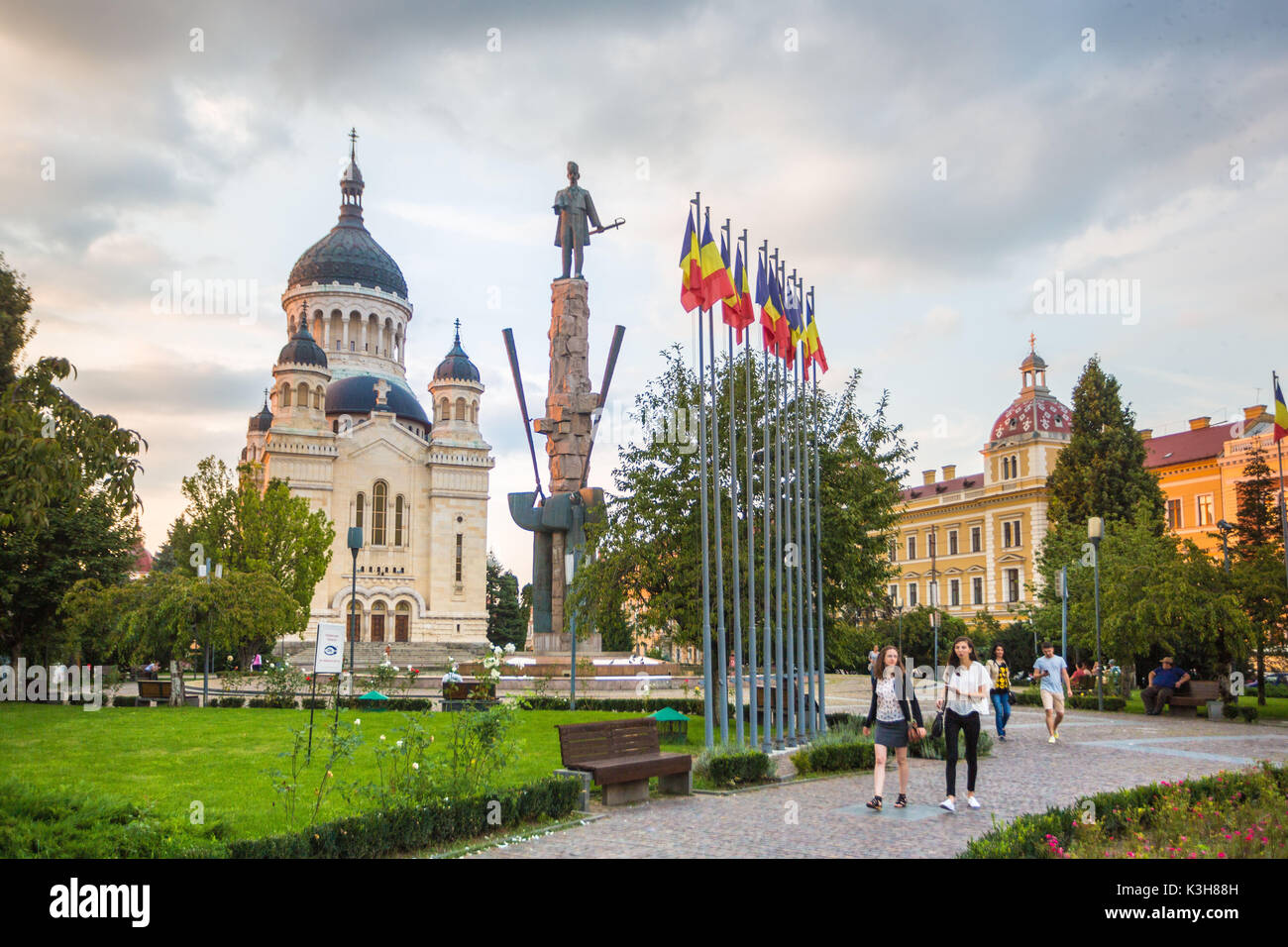 Romania, Transilvania, Cluj Napoca City, Avram Iancu Square, Orthodox