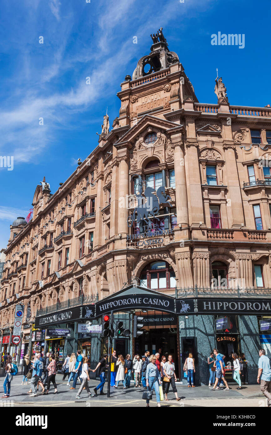 England, London, Leicester Square, Hippodrome Casino Stock Photo