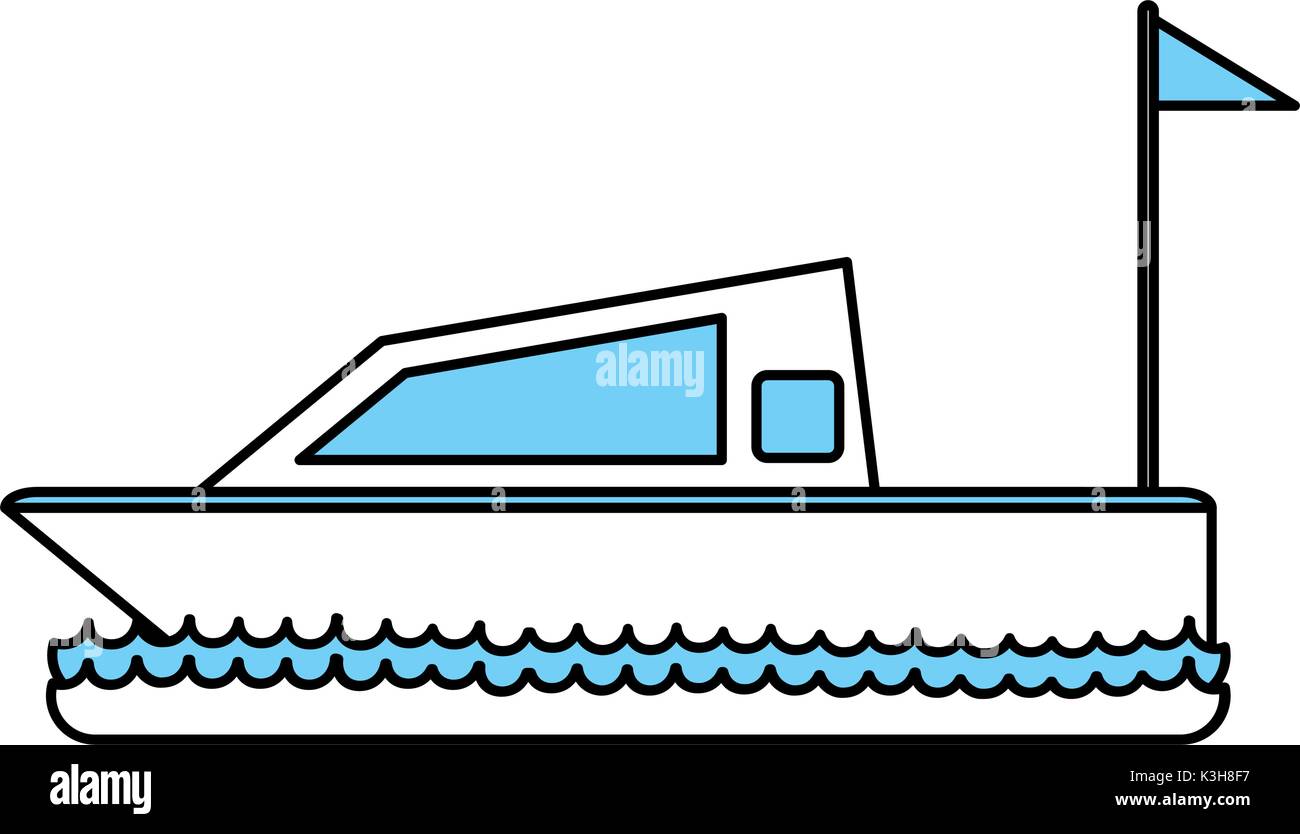 Isolated yacht design Stock Vector Image & Art - Alamy