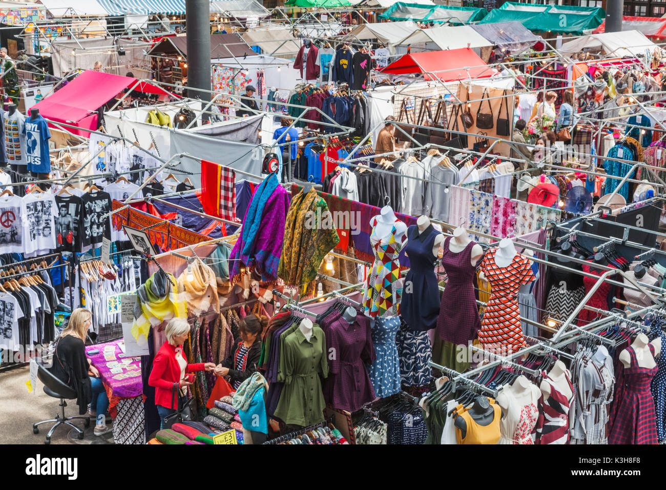 Spitalfields market london clothes hi-res stock photography and images -  Alamy