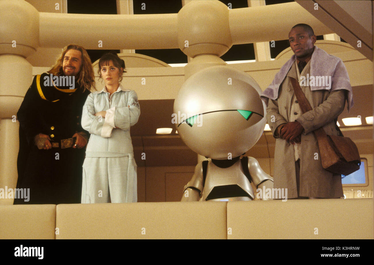 THE HITCHHIKER'S GUIDE TO THE GALAXY [US / BR 2005] SAM ROCKWELL, ZOEY