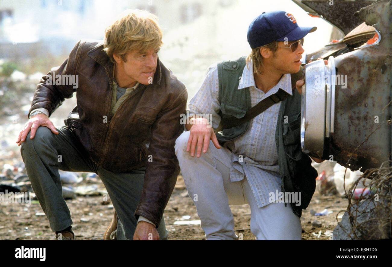 SPY GAME ROBERT REDFORD, BRAD PITT Date 2001 Stock Photo Alamy