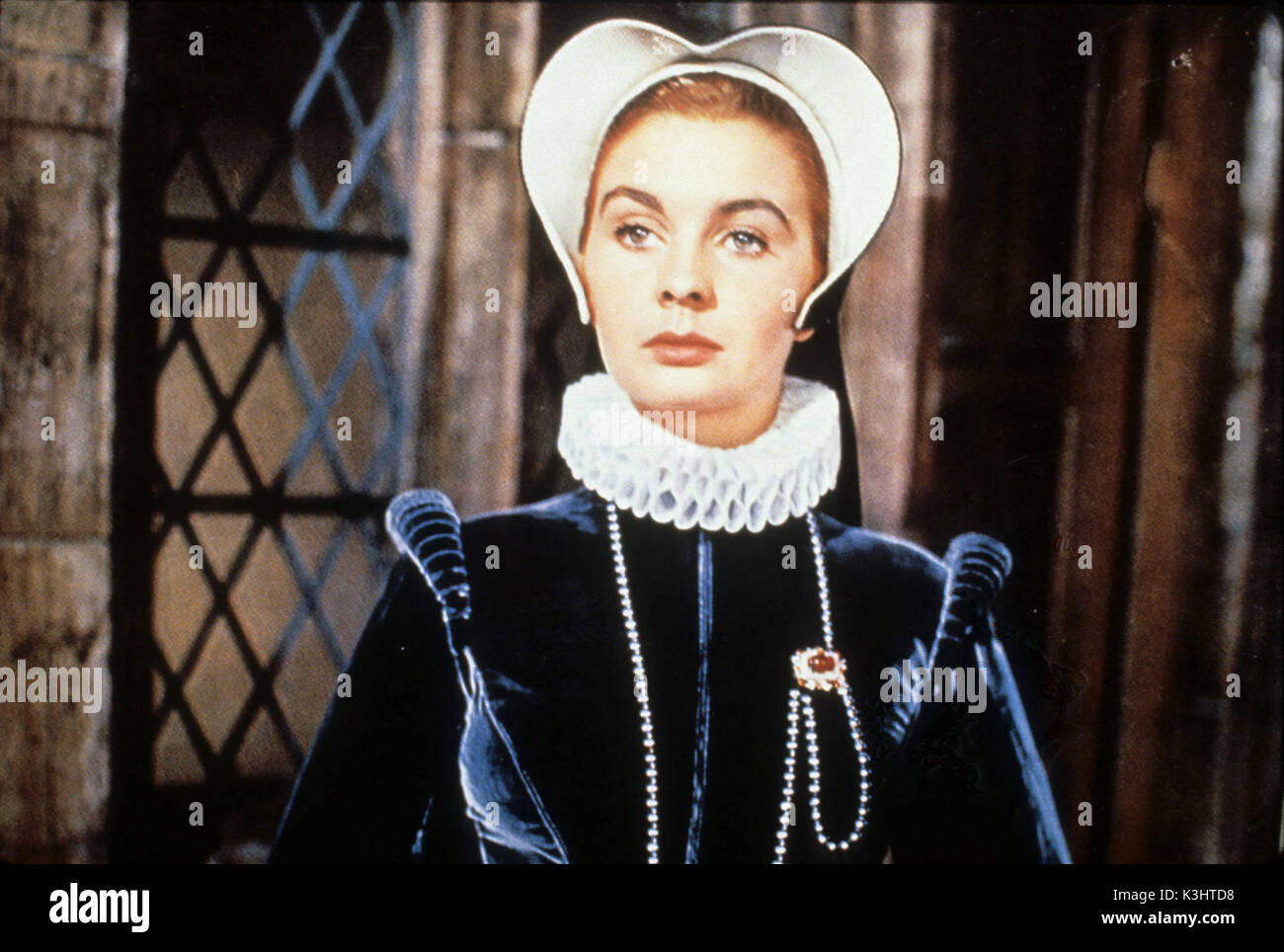 YOUNG BESS JEAN SIMMONS as Elizabeth Tudor     Date: 1953 Stock Photo