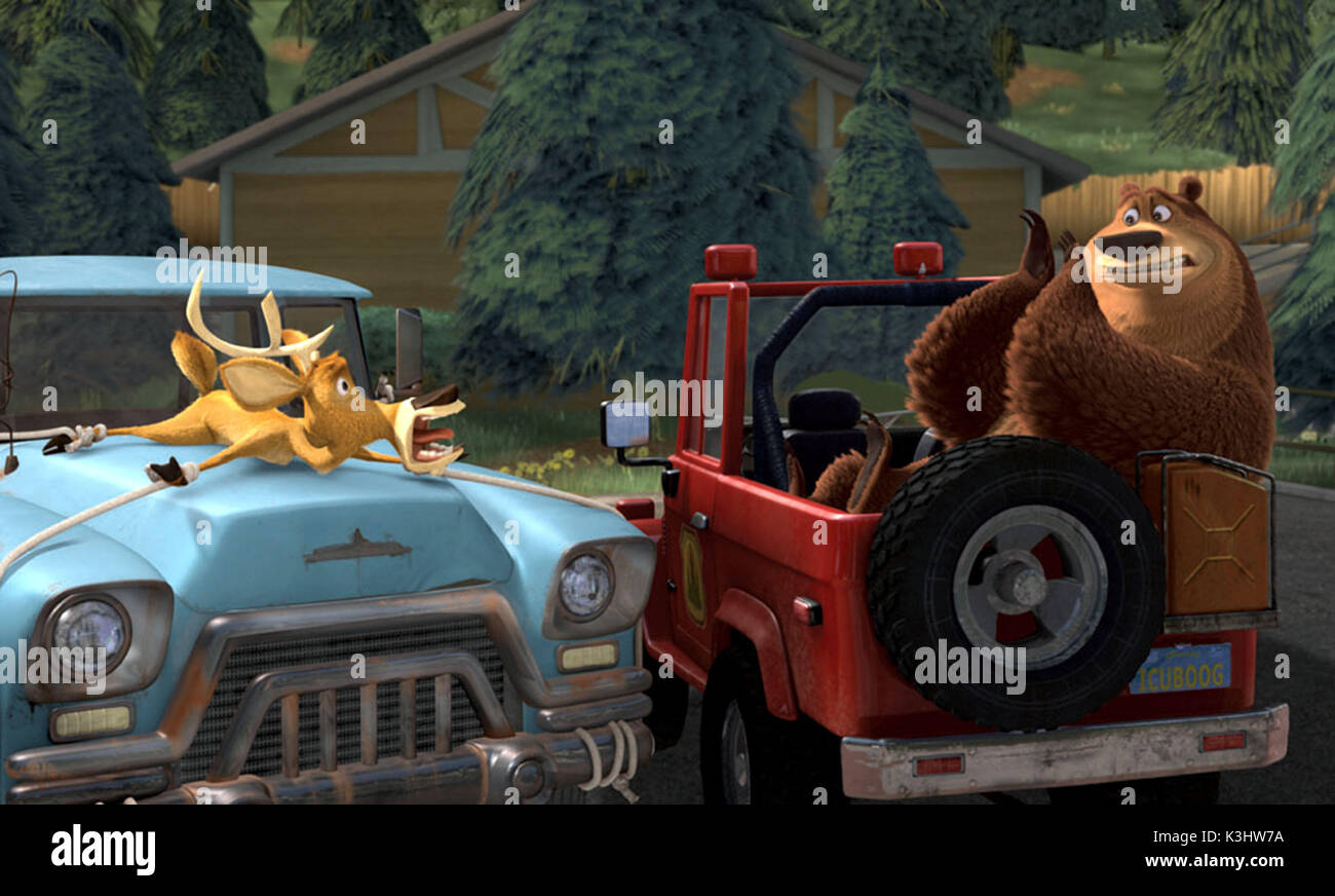 OPEN SEASON ASHTON KUTCHER voices Elliot, MARTIN LAWRENCE voices Boog