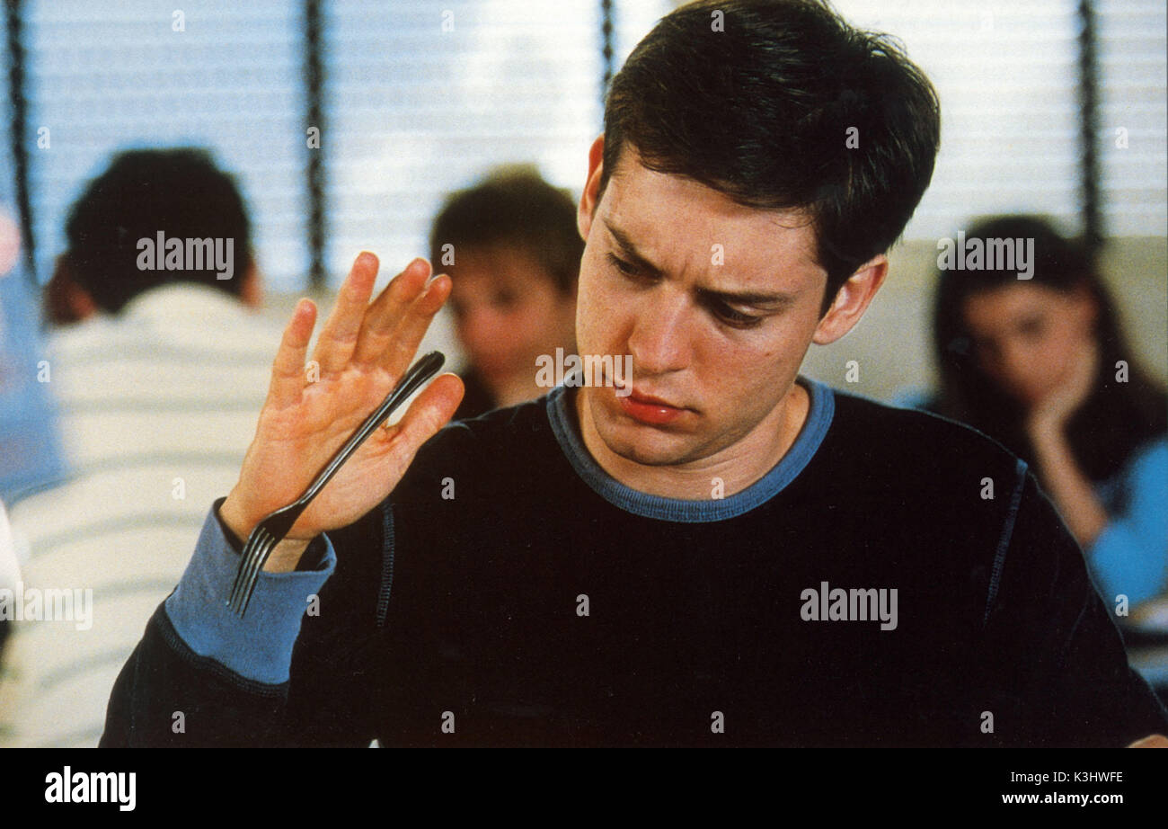 SPIDER MAN TOBEY MAGUIRE     Date: 2002 Stock Photo