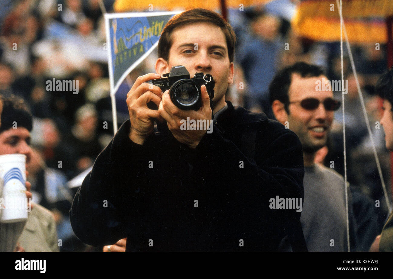 SPIDER MAN TOBEY MAGUIRE     Date: 2002 Stock Photo