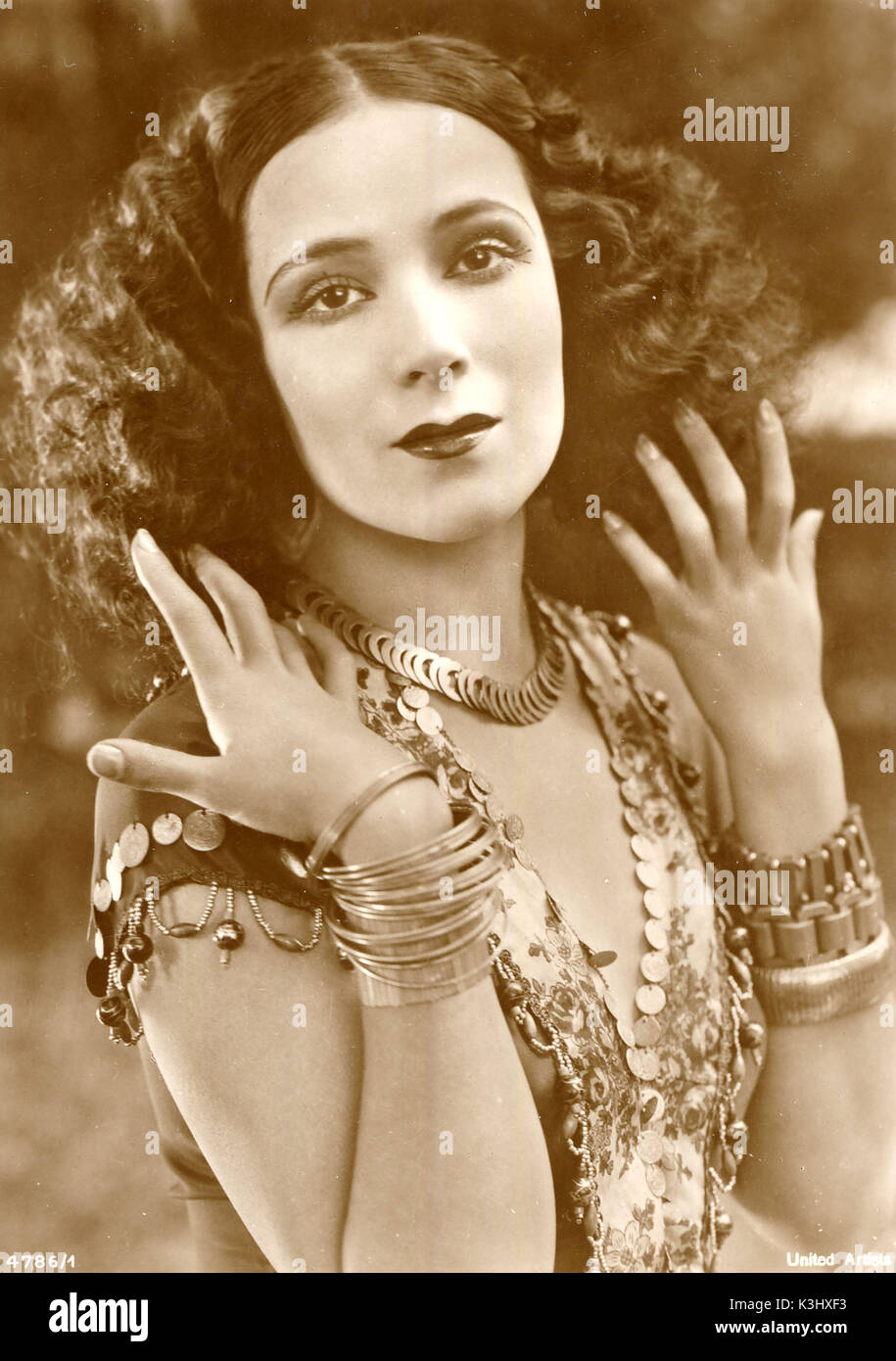 DOLORES DEL RIO Actor Stock Photo