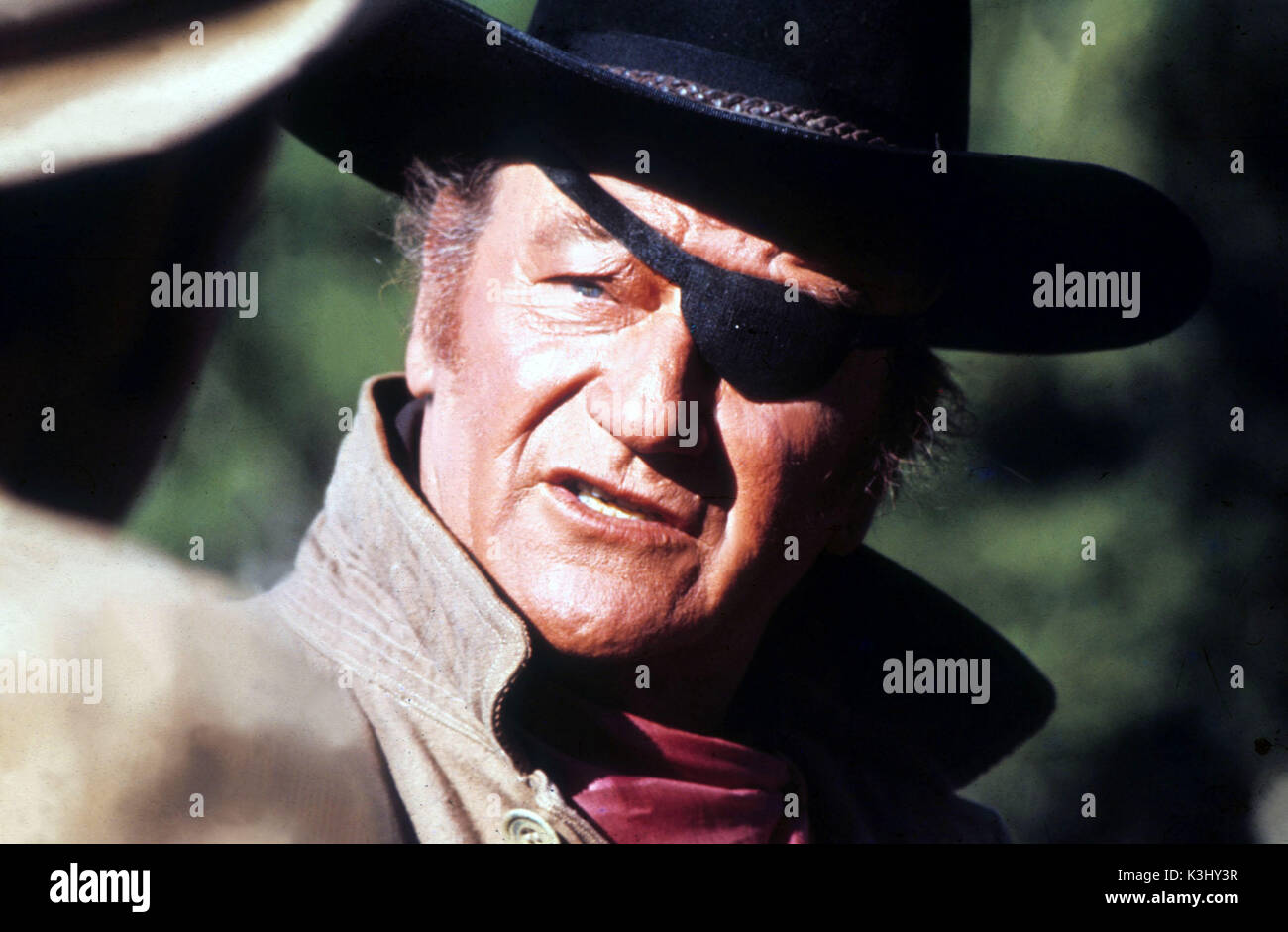 TRUE GRIT JOHN WAYNE as Rooster Cogburn Date 1969 Stock Photo Alamy