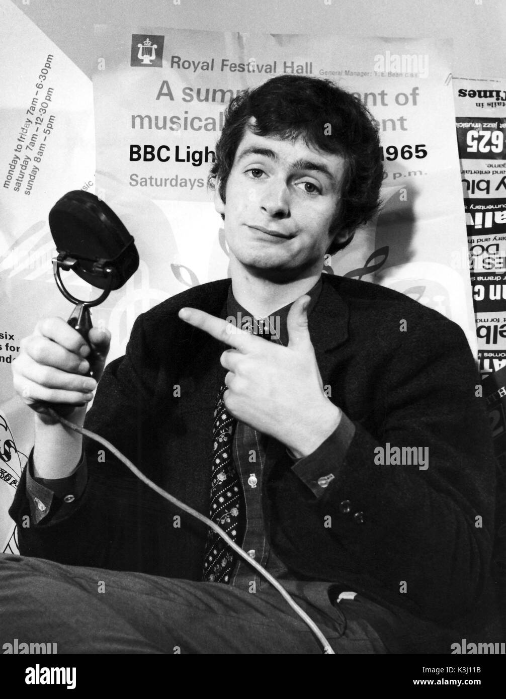 KENNY EVERETT Actor, writer, comedian, broadcaster Stock Photo