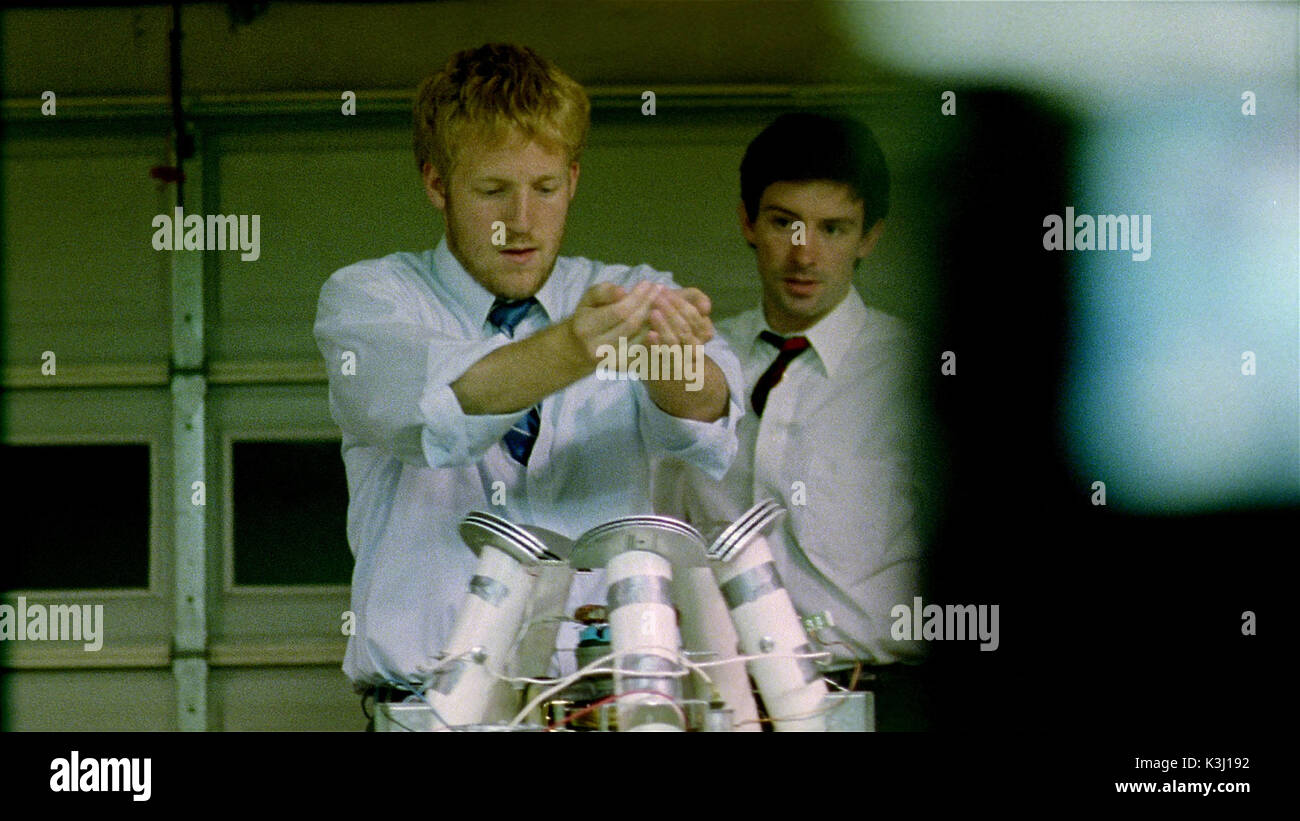 PRIMER David Sullivan (L) as Abe and Shane Carruth (R) as Aaron PRIMER  DAVID SULLIVAN as Abe and SHANE CARRUTH as Aaron [right] Date: 2004 Stock  Photo - Alamy