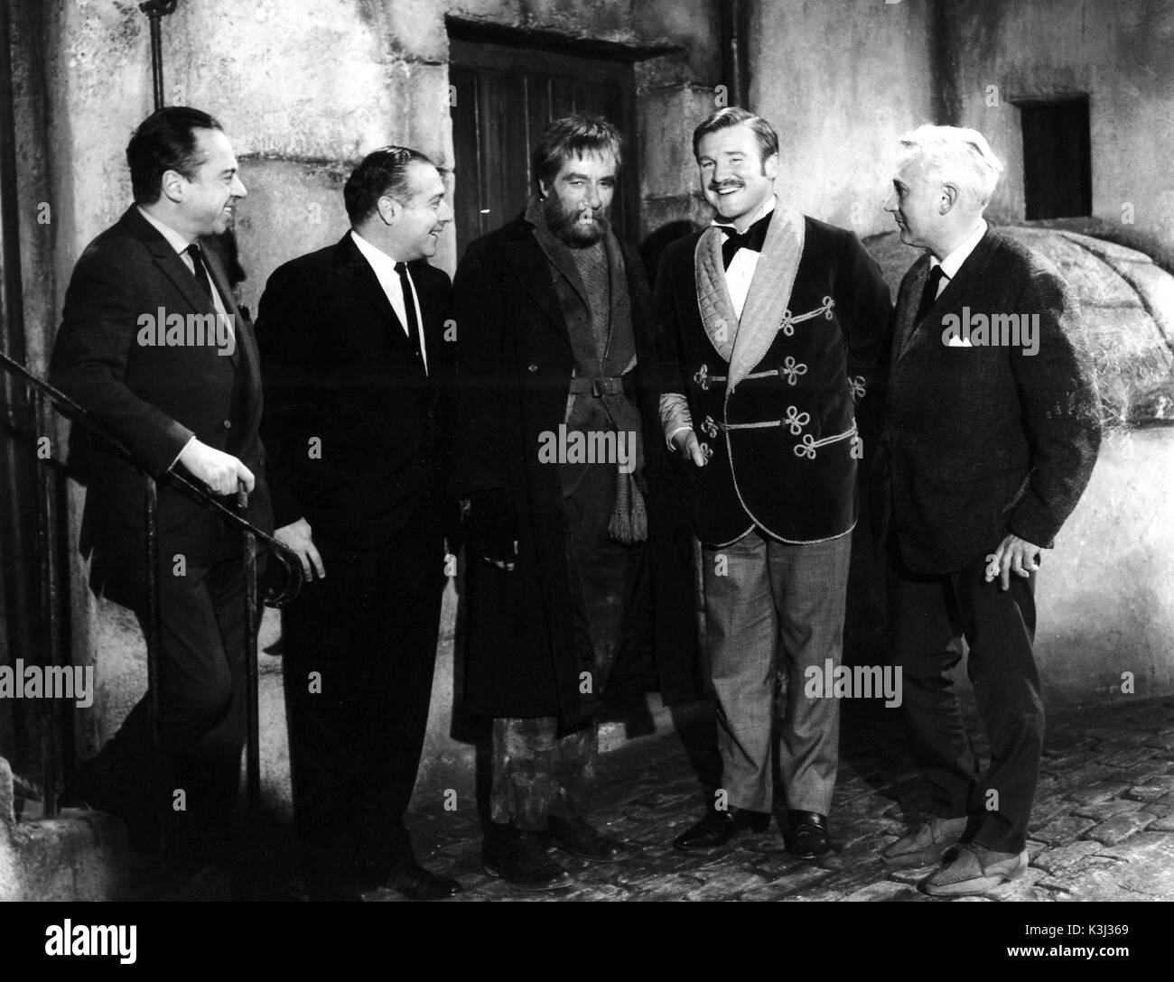 A STUDY IN TERROR Producer HENRY E. LESTER, Executive Producer HERMAN COHEN, JOHN NEVILLE as Sherlock Holmes, DONALD HOUSTON as Dr. Watson, Director JAMES HILL Stock Photo